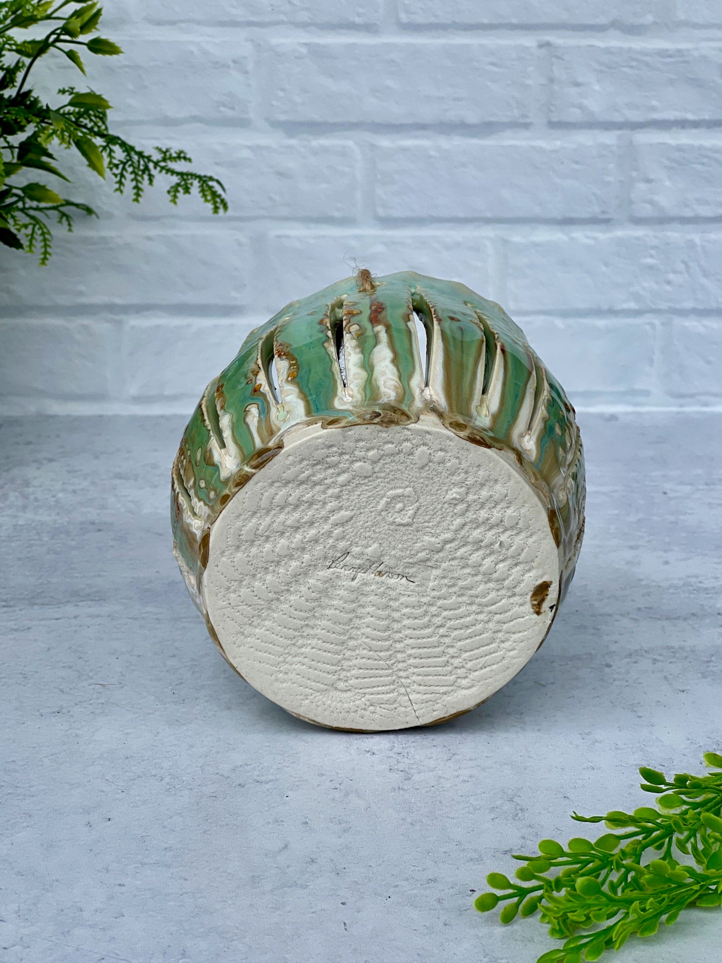 Ceramic Textured Lantern