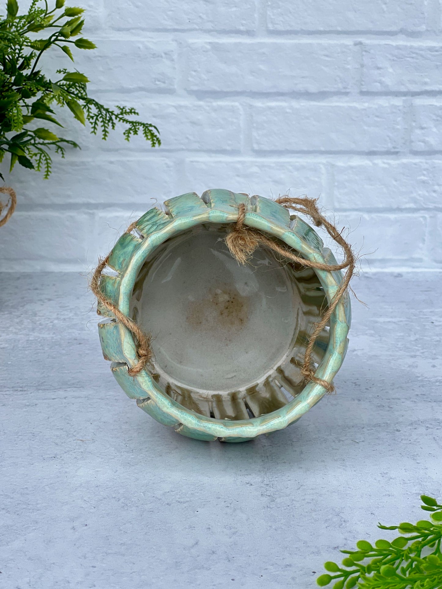 Ceramic Textured Lantern