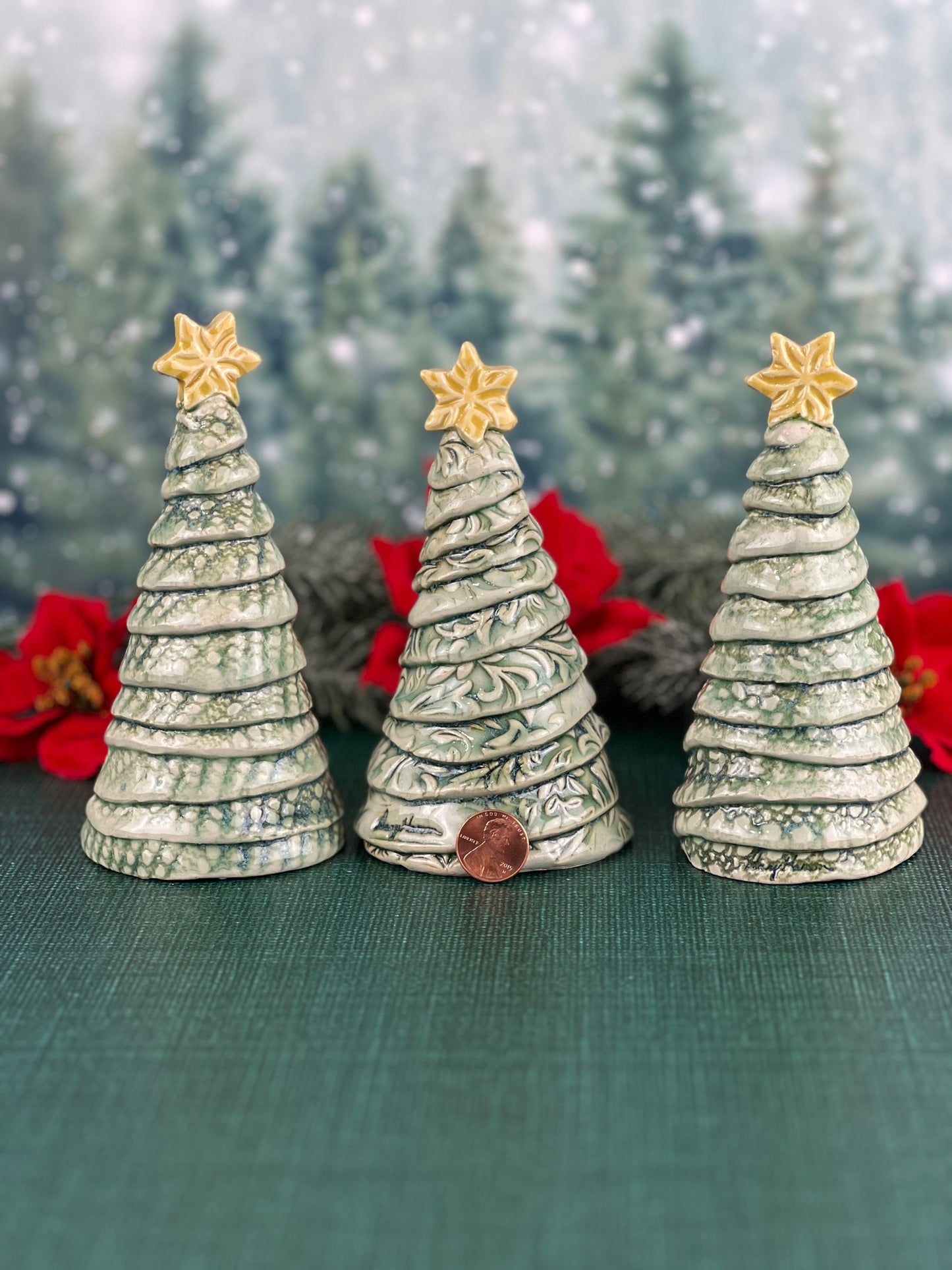 Light Green Small Christmas Trees