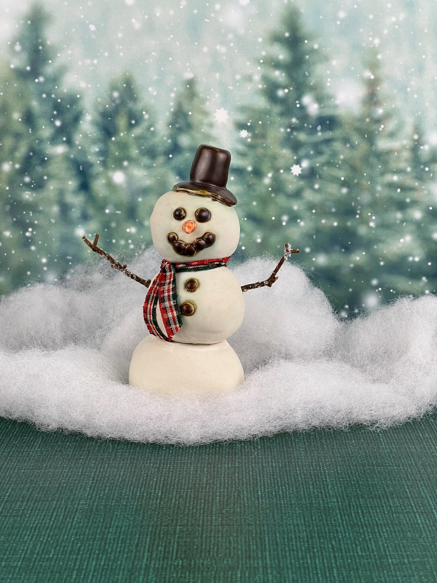 Cute Winter Whimsical Snowman