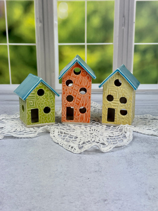 Three Colorful Springtime Luminaries