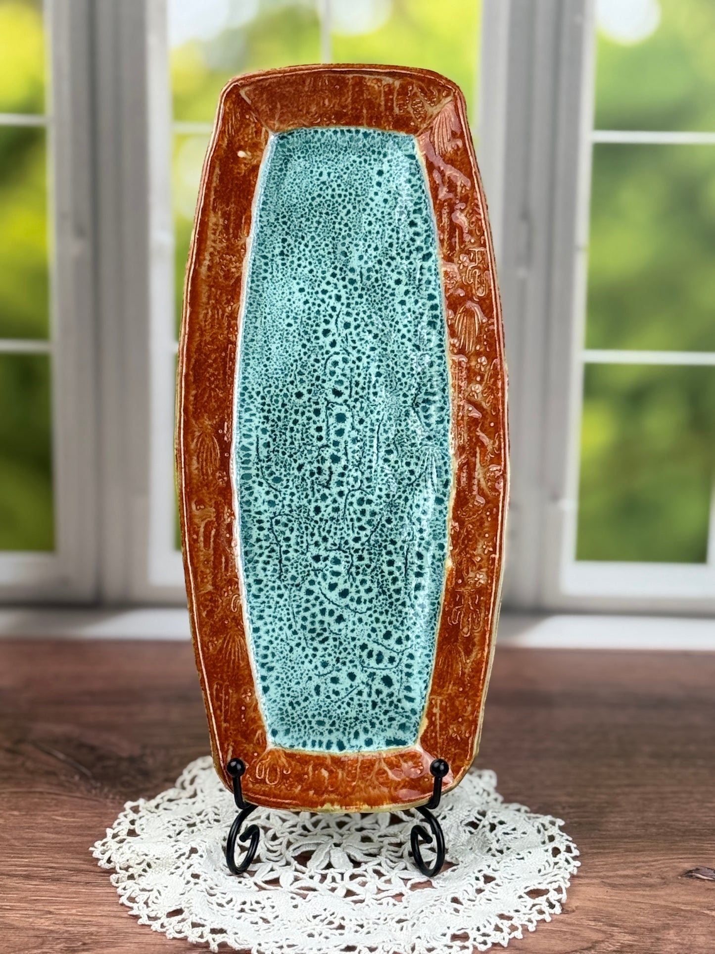 Ancient Jasper and Green Serving Tray