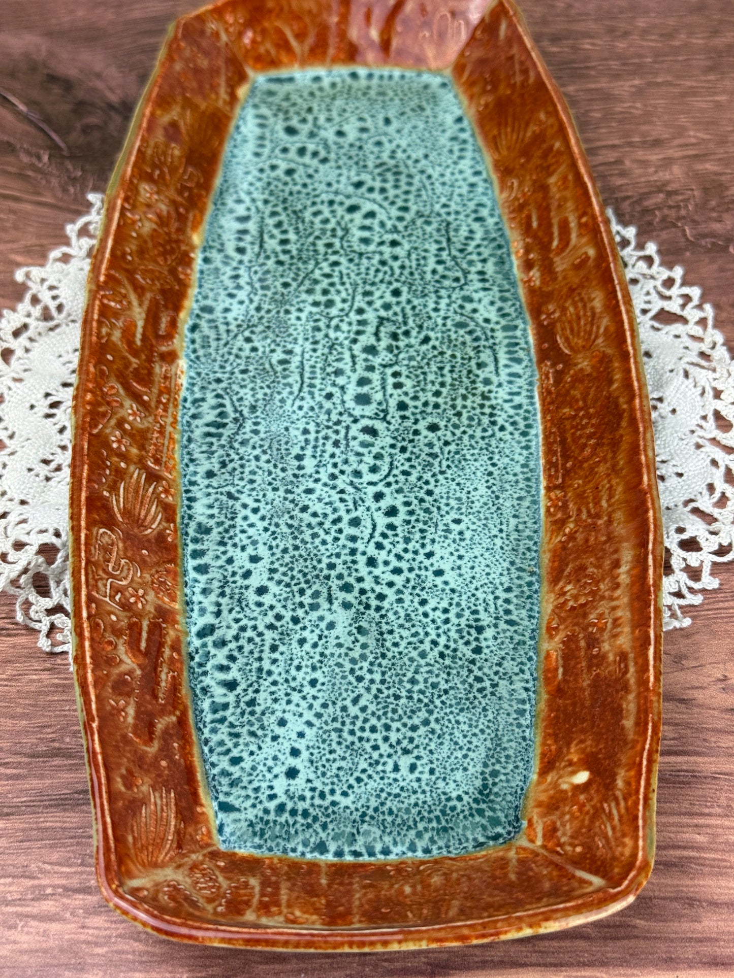 Ancient Jasper and Green Serving Tray